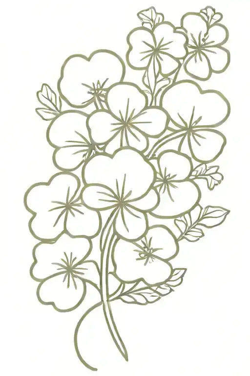 4 Leaf Clover Bouquet Wrapped