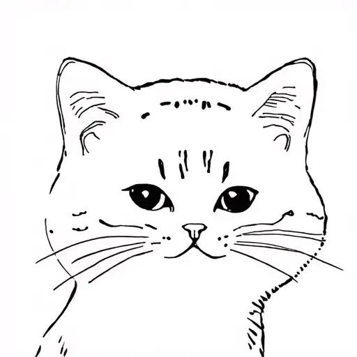 My Cat With Yogurt On Her Face