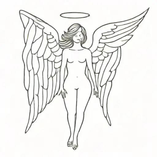 Angel In Fine Line
