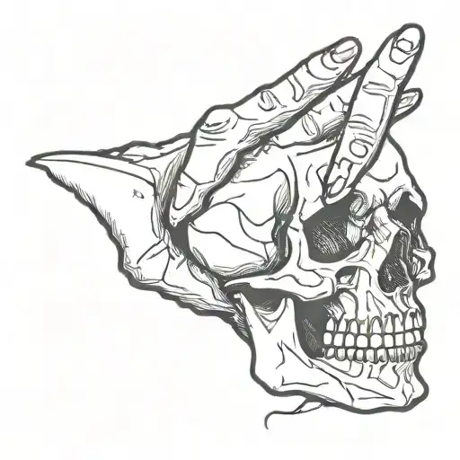 Skull Rock Hand Sign