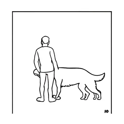 Man With Dog