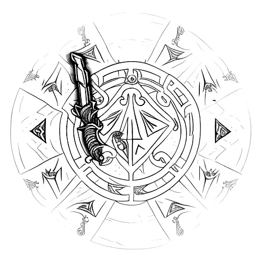 Dungeons And Dragons Dice As The Blade Of A Lightsaber With A Dragon Curled Around The Hilt