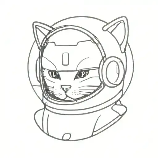Cat In Space Helmet