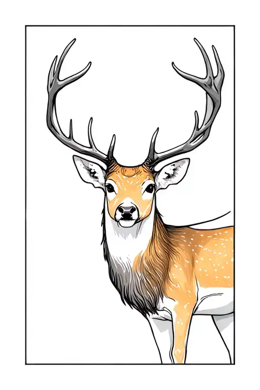 Charging Deer From Robin Hobb Books