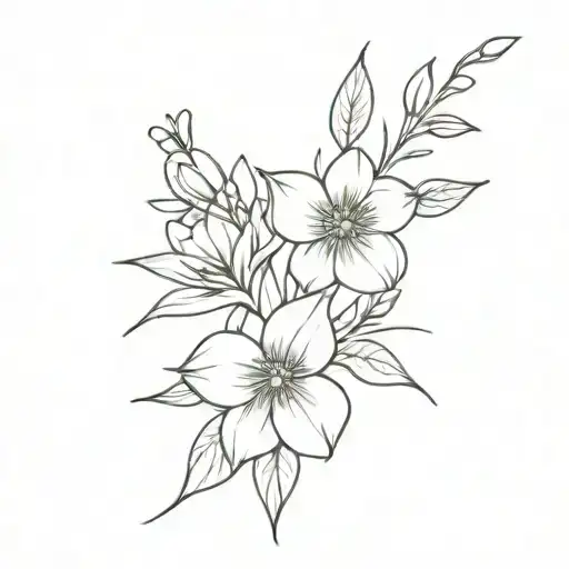 Birth Flower Bouquet