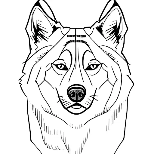 Head Of Husky Crossed With Girl Head