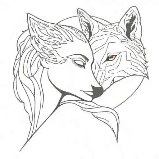 Wolf And Woman