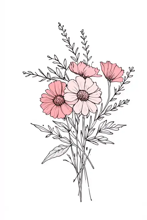 March October And November Birth Flower Bouquet