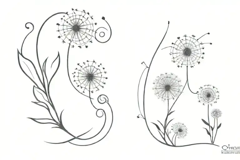 Spiral And Dandelion Transforming