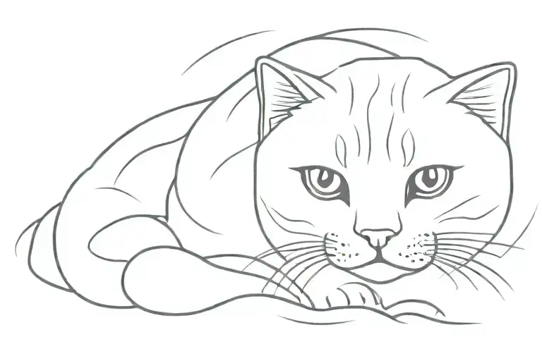 Beach Wave With Scottish Fold Cat