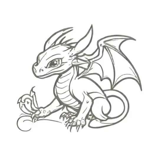 Toothless Dragon