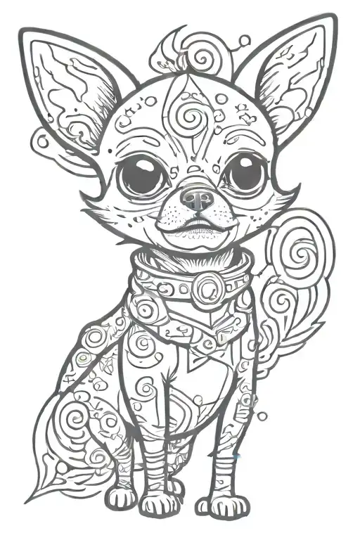 Cartoon Adventure Time Chihuahua