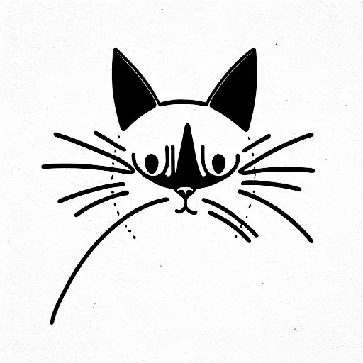 M And O Making A Cat Face