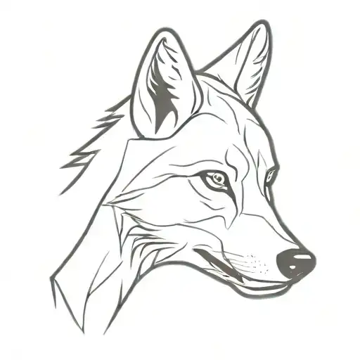 Wolf Smoking A Blunt