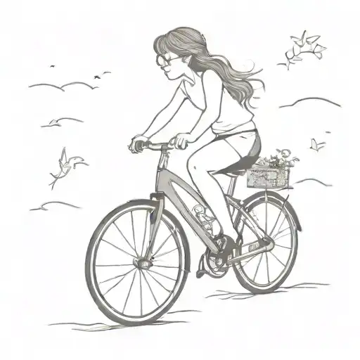 Daughter In A Bicycle