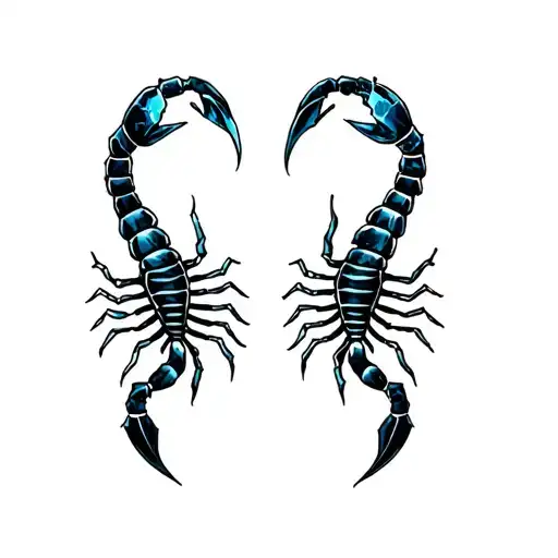 Pisple -Pair Tattoo And Scorpion With Ice Spikes Input
