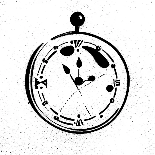 A Zen Circle Inside A Pocket Watch