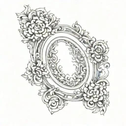 Baroque Mirror Victorian Gothic