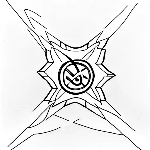 Star With Letter K In The Middle