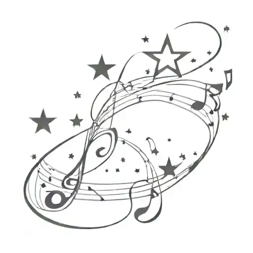 Music And Stars Forming