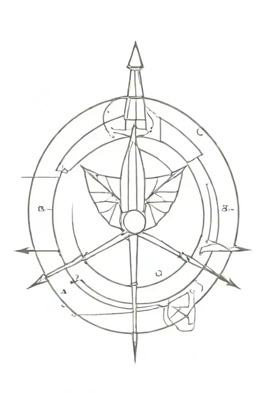 Barbell And Compass