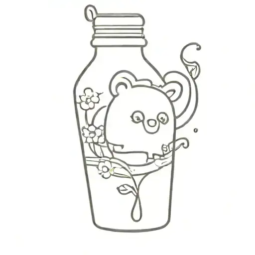 Milk Bottle Cartoon