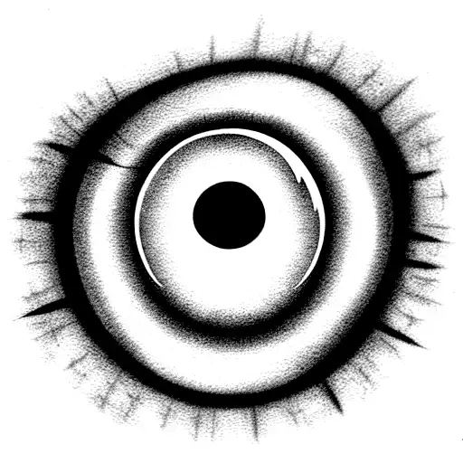 Eyeball With Skull As The Pupil