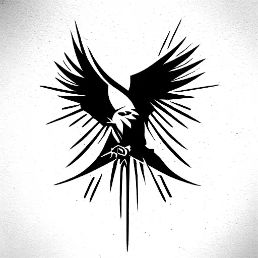 Assassin's Creed Logo With Bald Eagle And Pepsi