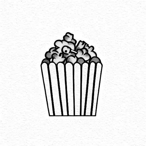 Roast And Popcorn Are Friends And Hug Each Other