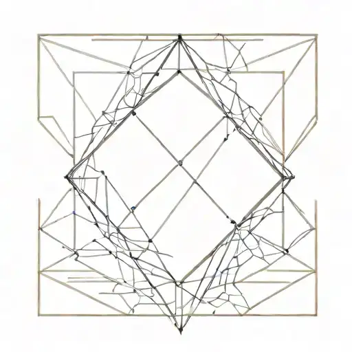 Diamond Shaped Line Outlining