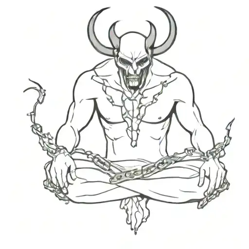 Demon With Chains