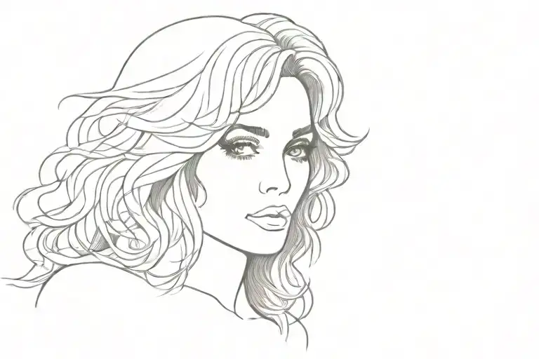 Say Something Pretty Farrah Fawcett Flowing Long