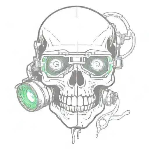 Skull With Night Vision Goggles