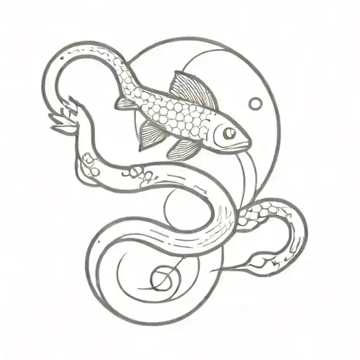 Fish And Snake
