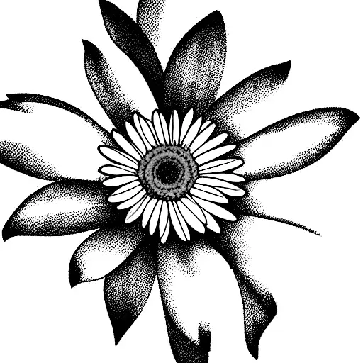 Bouquet Of Daisy And Chrysanthemum