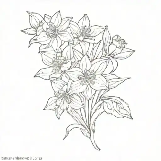 Daffodils And Tulips Blooming From Book