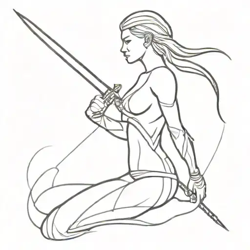 Amazon Warrior Woman