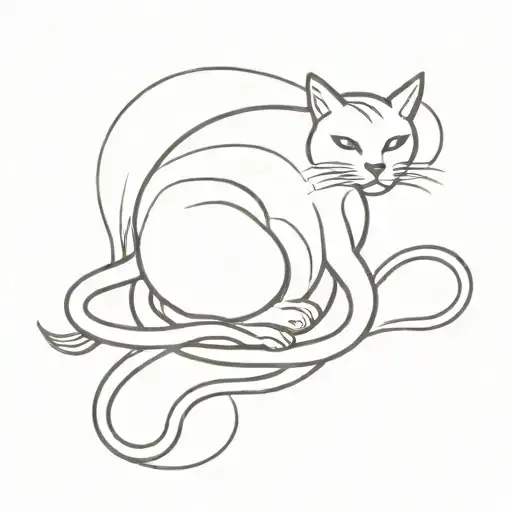 Cat And Snake