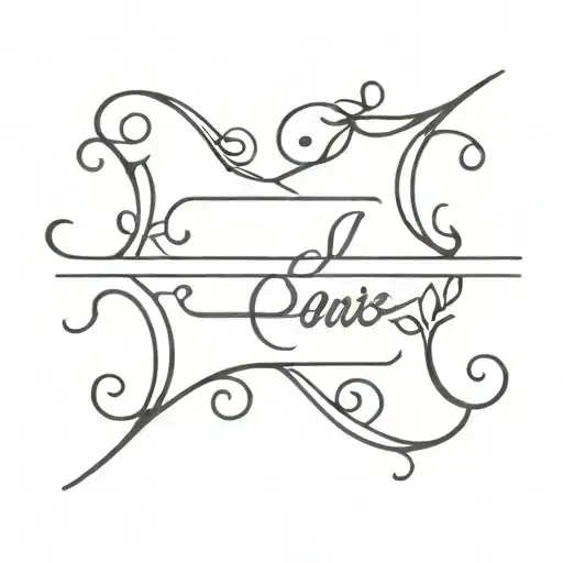 Scroll With Three 4 Spaces For Names