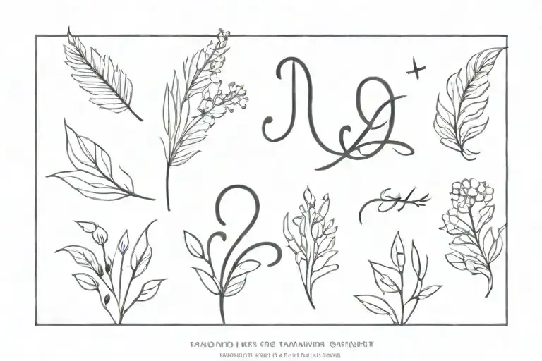 Date Tattoo Design Inspired