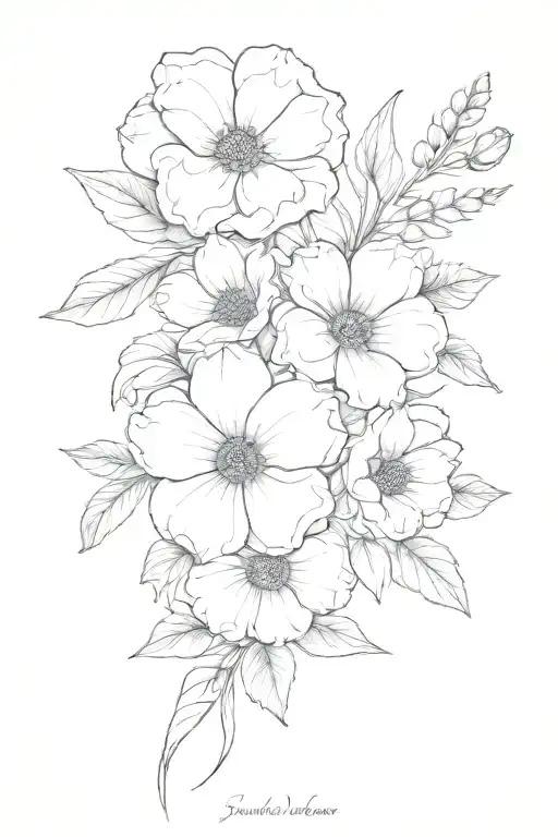 Birth Month Flowers December October July June Birth Flower