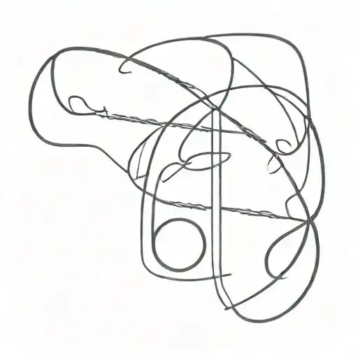 Meduca With Word Survivor Symbol Intertwined