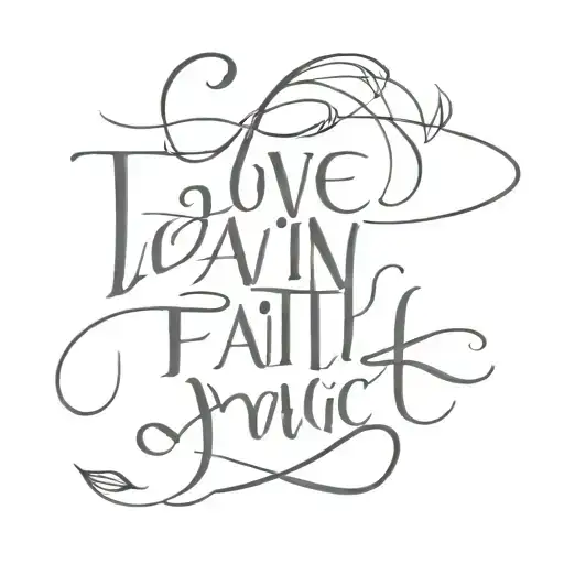 Love Pain Faith Magic Flowing