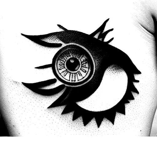 Owl With Cat Eyes And Cat Tail