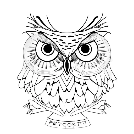 Owl Philosophy Seneca Stoic Memento Mori
