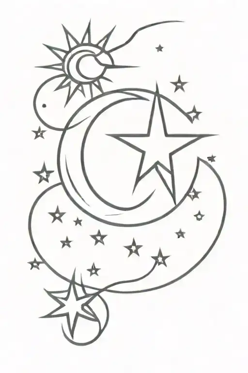 Moon Sun Star