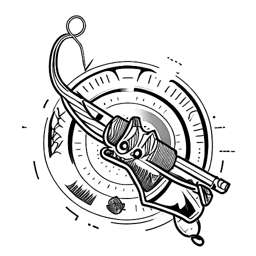 Memorial Fishing Rod For Someones Death