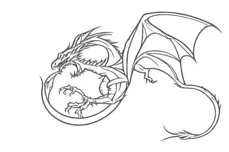 Symmetrical Dragon Flying