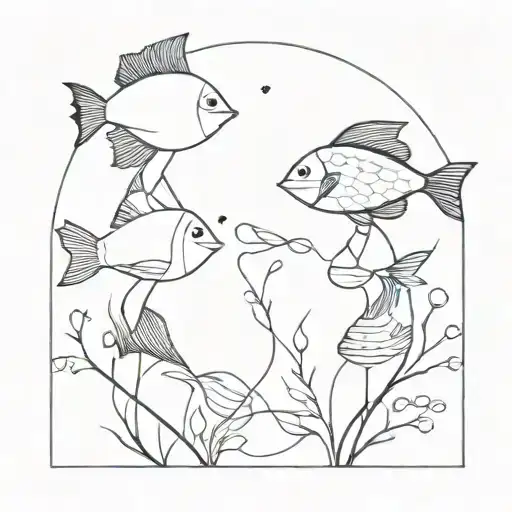 Fish Sisters Connected Line