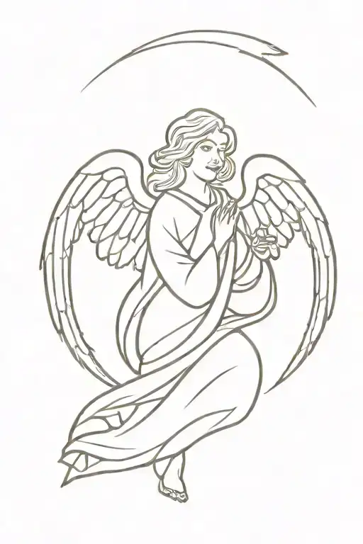 Guardian Angel In Honor Of Grandma